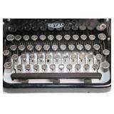 Vintage Royal Typewriter with Black Enamel Finish