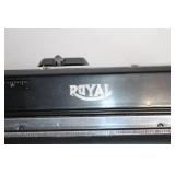 Vintage Royal Typewriter with Black Enamel Finish