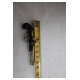 Antique Brass and Black Powder Flintlock Pistol Replica