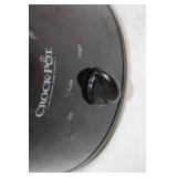 Used Black Crock-Pot Slow Cooker with Glass Lid