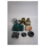 Eclectic Collection of Decorative Stone and Glass Items