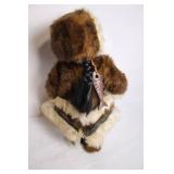 Vintage Inuit Style Doll with Fur Trim Outfit