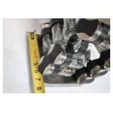 Stainless Steel Rotating Spice Rack with 20 Glass Jars