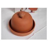 Terra Cotta Garlic Baker - Oven and Microwave Safe
