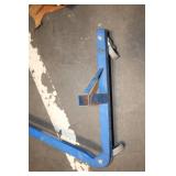 Heavy-Duty Blue Steel Dolly Frame with Casters