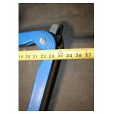 Heavy-Duty Blue Steel Dolly Frame with Casters