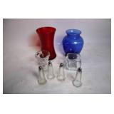 Collection of Glass Vases and Shakers