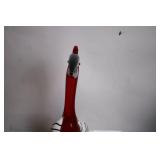 Handcrafted Red and Black Glass Figurine of Bird