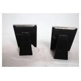 Pair of Glass Photo Frames with 