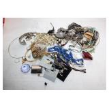 Collection of Mixed Costume Jewelry with Beads and Gemstones