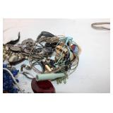 Collection of Mixed Costume Jewelry with Beads and Gemstones