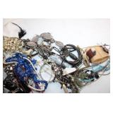 Collection of Mixed Costume Jewelry with Beads and Gemstones