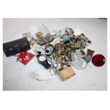 Assorted Jewelry Collection with Watches, Bracelets and More