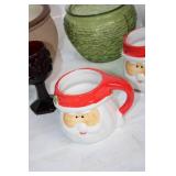 Assorted Decorative Glasses, Mugs, and Jars Collection