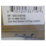 Homeworx 4 ct Cozy Knit Blanket Plu...