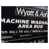 Wyatt and Ash Machine Washable 5 ft...