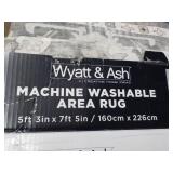 Wyatt and Ash Machine Washable 5 ft...