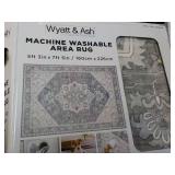 Wyatt and Ash Machine Washable 5 ft...