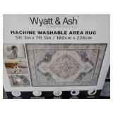 Wyatt and Ash Machine Washable 5 ft...