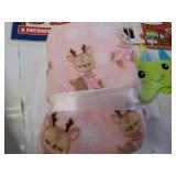 Activity Books, Pillow and throw...