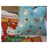 Activity Books, Pillow and throw...