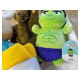 Polar Fleece Throw and Stuffed Toys...