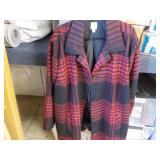 J. Jill Size 4X Plaid Coat and Skir...