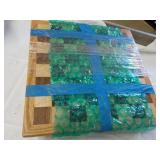 Wood Table Top Chess Board with Dra...