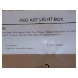 Peg Art Light Box 10 x 12 x 6"...