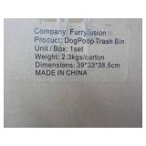 Furry Fusion Dog Poop Trash Bin Set...