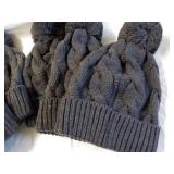 6 ct Cable Knit Hats...
