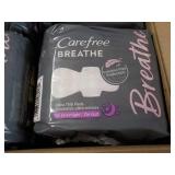 8 ct Carefree Breathe Feminine Pads...
