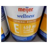 3 ct 100 Soft Gels Meijer E 450 mg...