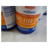 9 ct Meijer Chelated Zinc 50 mg per...