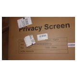 metal privacy screen...