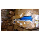 blue poles with rubber membrane...