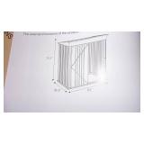 metal garden shed...