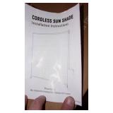 cordless sun shade...