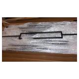 box of metal items...