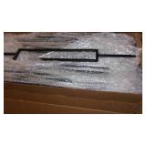 box of metal items...