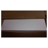 5-drawer white wood led push pull m...