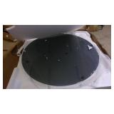 round glass side table...