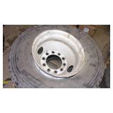 6 tires for semi or semi trailer so...