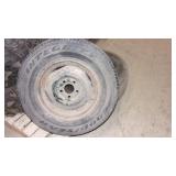 2 goodyear car tires good tread...