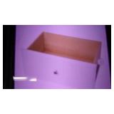 12 inch h x 24 inch w white wood dr...