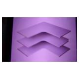 30 inch d x 30 inch w classic white...