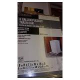 6 gallon pull out trash can...