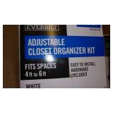 everbuilt adjustable closet organiz...