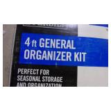 everbuilt 4 foot general organizer...