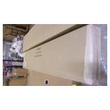 72.5 inch h x 22.35 inch w white en...